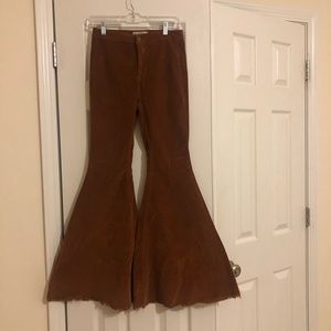 Free People Corduroy Flare Pants
